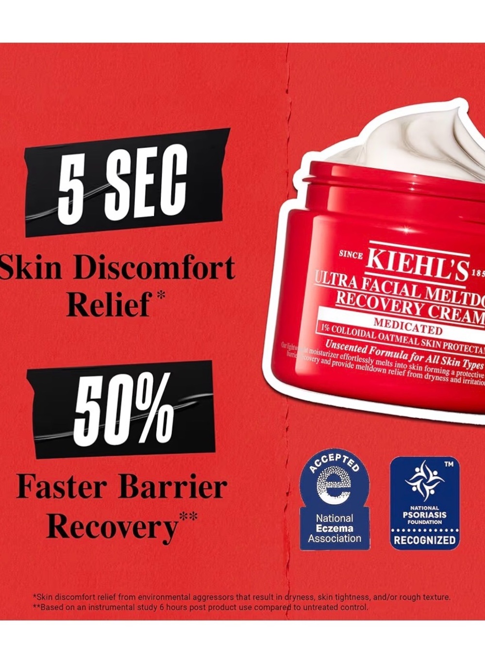 Kiehl's Ultra Facial Meltdown Recovery Cream - Vivid Red Jar - Picture 5 of 16